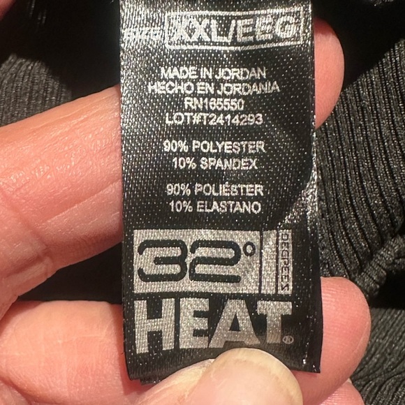32 DEGREE HEAT - Black Women’s Ribbed Leggings. Size XXL New With Tags - Picture 4 of 10